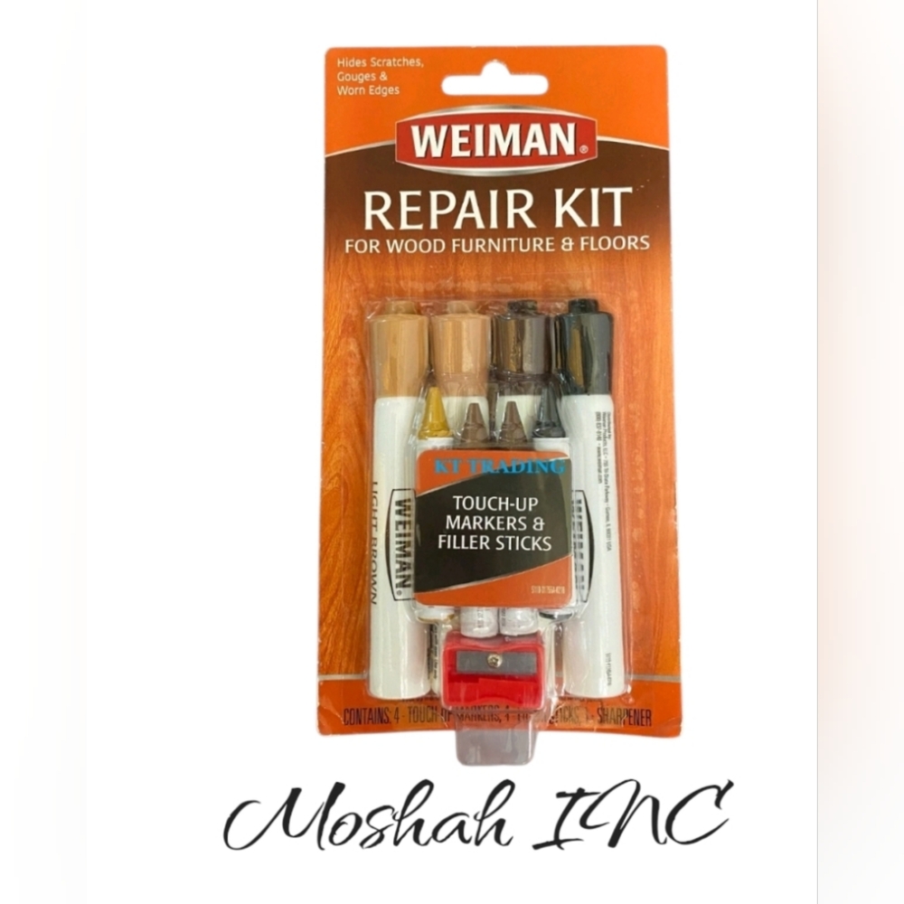 Weiman Wood Furniture Floors Repair Restore Kit ~ Hide Scratch Chips Worn Edges
